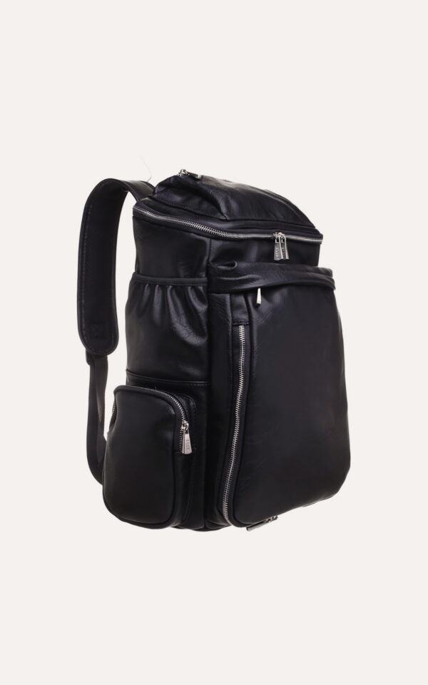 BOBBY BLACK MEN'S: MULTI COMPARTMENT BACKPACK