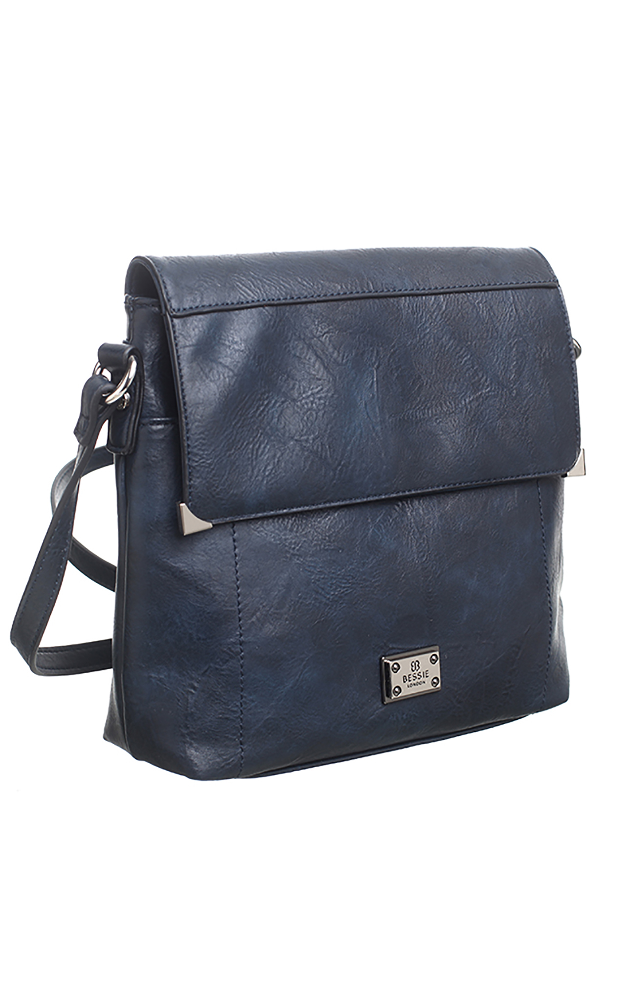 SMALL BUCKET CROSSBODY BAG WITH BACK ZIP POCKET Bessie London