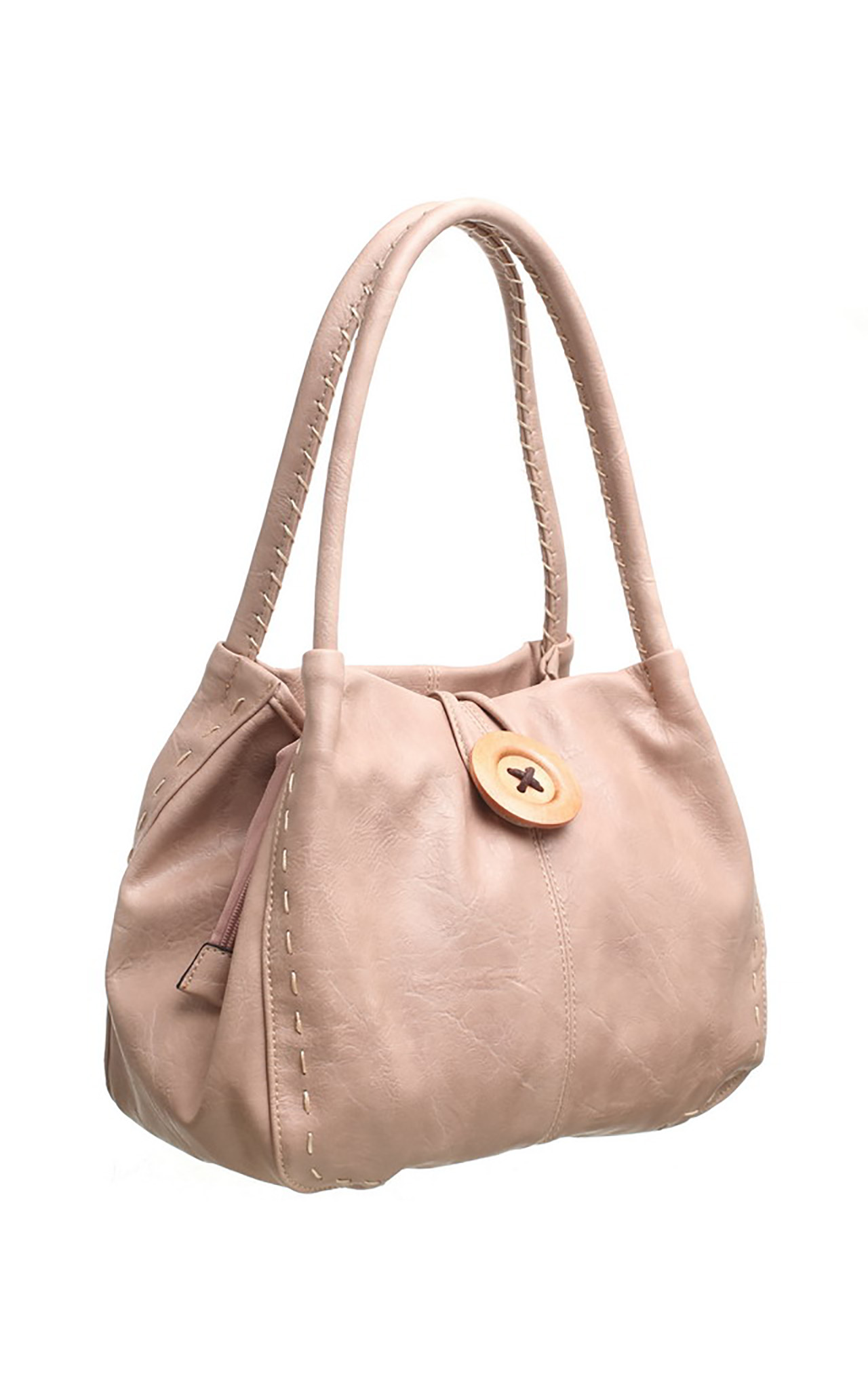 New Ladies Big Button Faux Leather Cross body Bag Handbag 14 Colours Available 