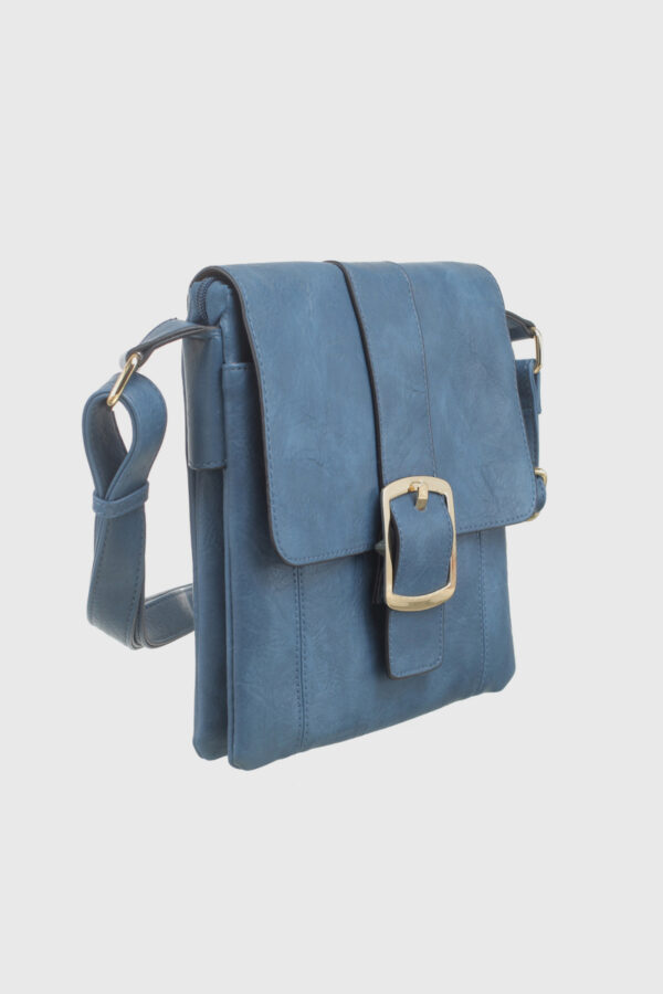 CLASSIC FLAP OVER BUCKLE CROSS BODY BAG