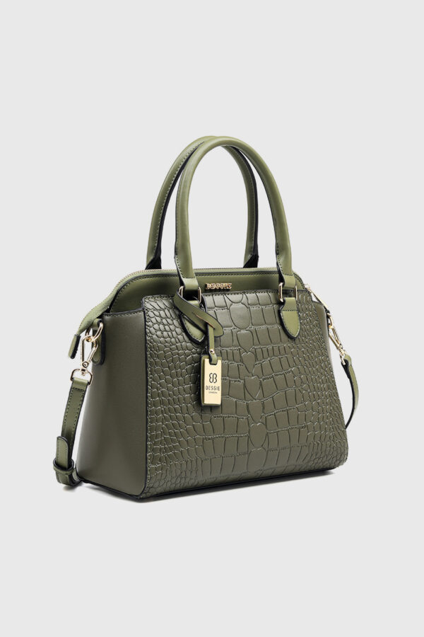 CLASSIC CROC PRINT TOTE