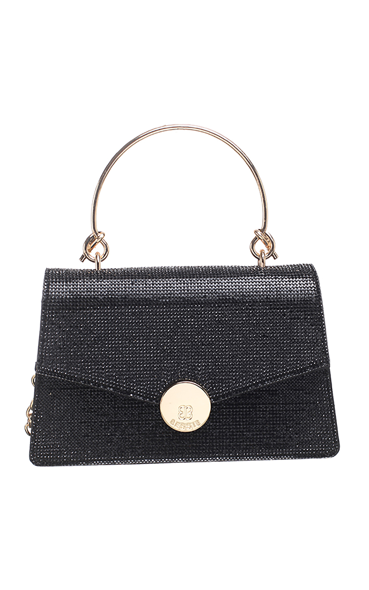 LUXURY STUDDED FLAP OVER PARTY BAG – Bessie London