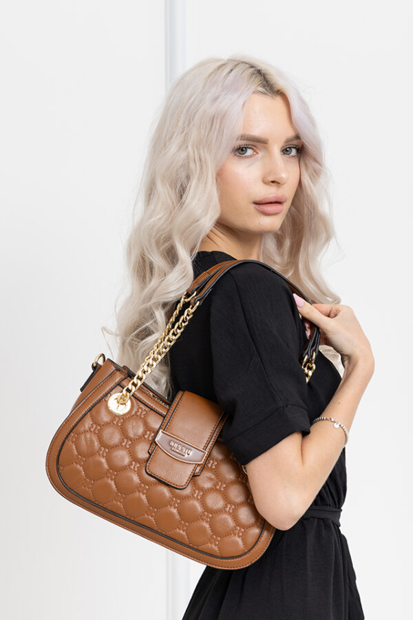 BESSIE LOGO STITCHING UNDERARM BAG
