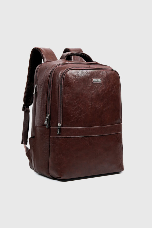 BOBBY BLACK MEN'S: ZIPPER BACKPACK