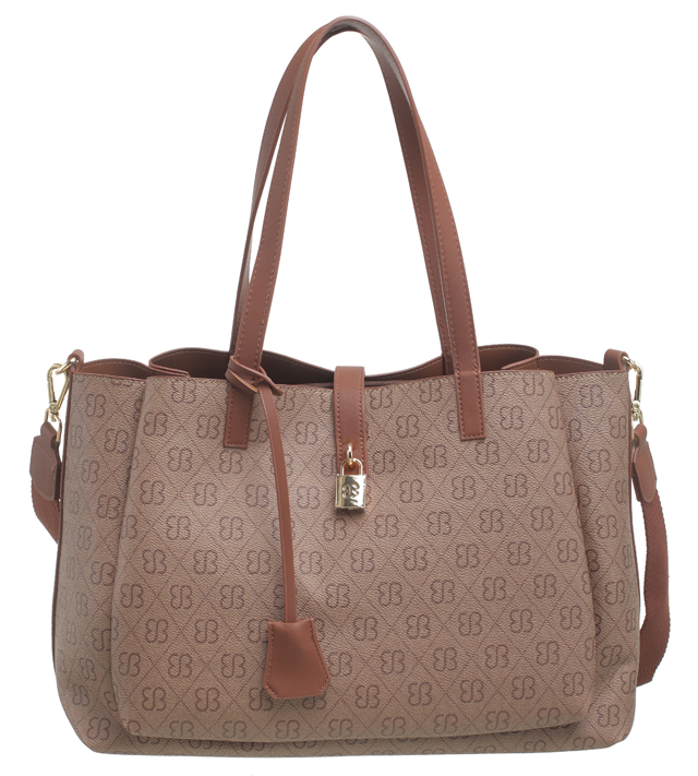 ショルダーバッグ・ポシェット LENINA BESSIE tote shoulder bag_BROWN LENINA☆韓国☆人気☆BESSIE tote shoulder bag 2色/追跡あり