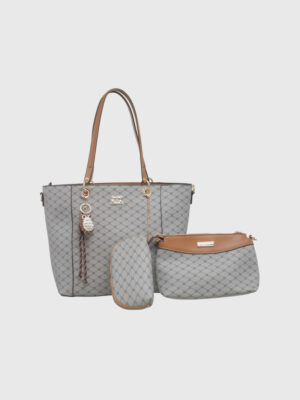 3 IN 1 MONOGRAM HANDBAG WITH CHARM
