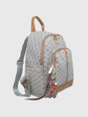 MONOGRAM BACKPACK WITH CHARM