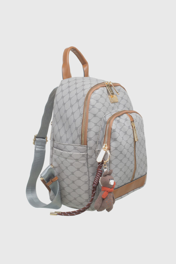MONOGRAM BACKPACK WITH CHARM
