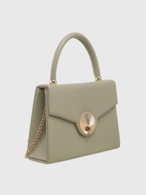 SMALL FLAP OVER TOP HANDLE CROSS BODY BAG