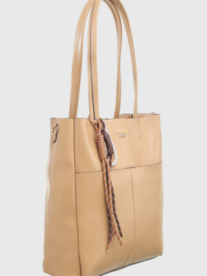 SHOULDER BAG WITH ROPE CHARM
