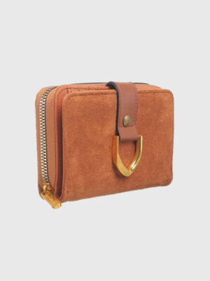 SMALL SUEDE WALLET