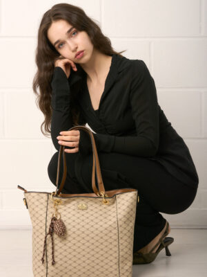 3 IN 1 MONOGRAM HANDBAG WITH CHARM