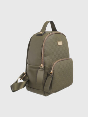 SQUARE PATTERN BACKPACK
