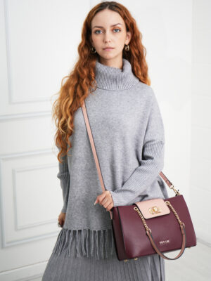COOL TOTE BAG WITH SCRAF