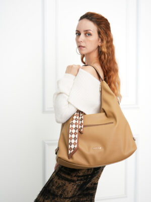 HOBO BAG WITH SCARF